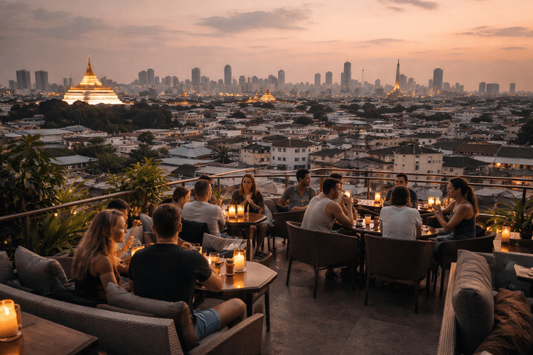 Bangkok Rooftop Bars Near Khao San Road That Feel Surprisingly Easy to Visit
