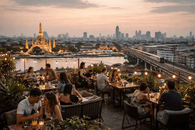 Bangkok Rooftop Bars Near Khao San Road With the Best Public Transit Routes