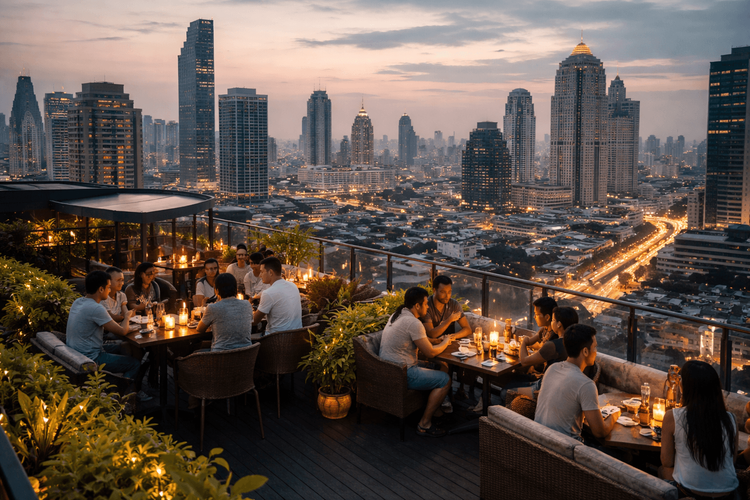 Bangkok Rooftop Bars Near MRT Stations Worth the Trip from Khao San Road