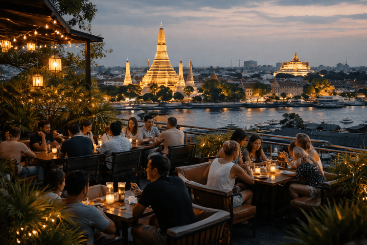 Bangkok Rooftop Bars Near the Old City for Easy Taxi Returns to Khao San Road