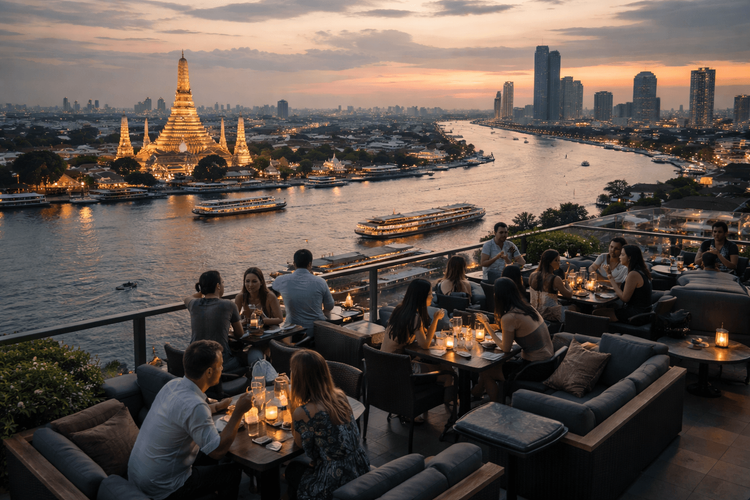 Bangkok Rooftop Bars on the Chao Phraya Side: Worth the Trip from Khao San Road