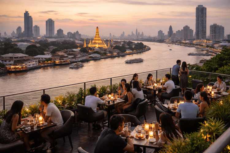 Bangkok Rooftop Bars on the Chao Phraya Side Worth the Trip from Khao San Road