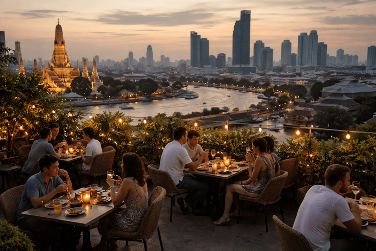 Bangkok Rooftop Bars Open Early Enough for Dinner and an Easy Return to Khao San Road