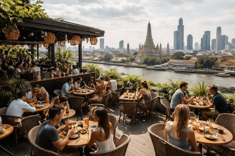 Bangkok Rooftop Bars Open for Lunch and Early Afternoon Drinks Worth the Trip from Khao San Road