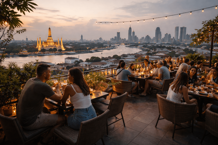 Bangkok Rooftop Bars That Work for a First Timer’s Night Out from Khao San Road