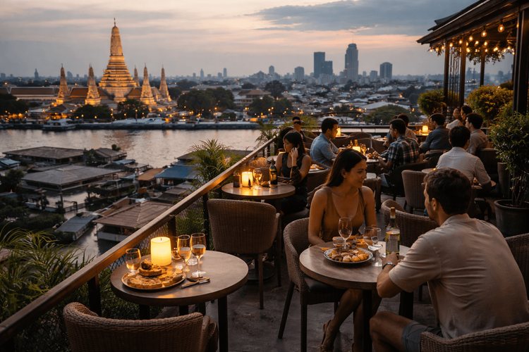 Bangkok Rooftop Bars with Affordable Wine Lists Worth the Trip from Khao San Road