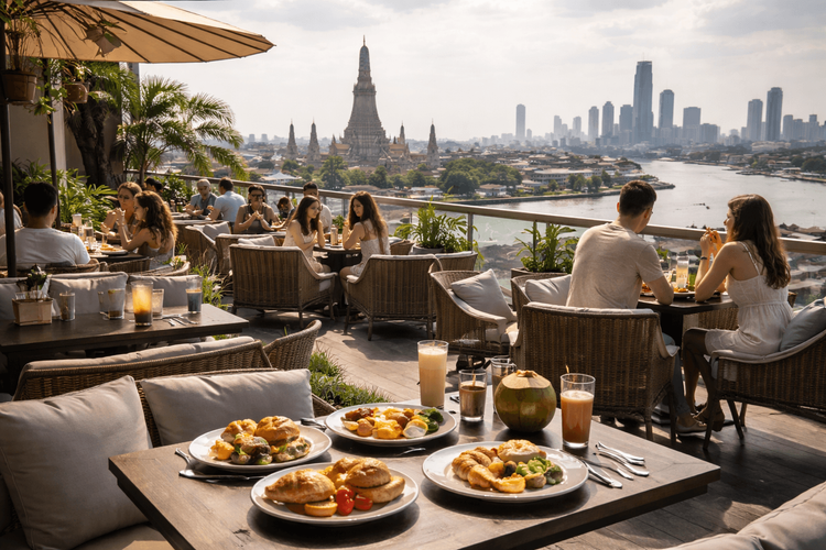 Bangkok Rooftop Bars with Brunch or Daytime Dining Worth the Ride from Khao San Road