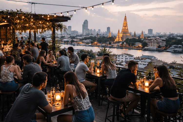 Bangkok Rooftop Bars with Budget-Friendly Drinks You Can Still Fit Into a Khao San Road Night Out