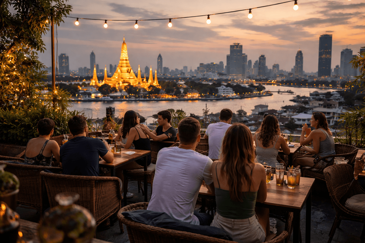 Bangkok Rooftop Bars with Budget-Friendly Minimum Spend Worth the Trip from Khao San Road