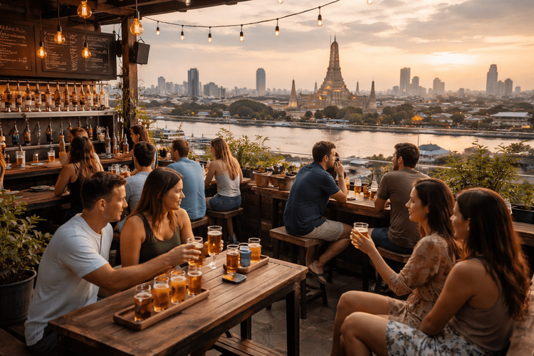 Bangkok Rooftop Bars with Craft Beer and Brewpub Vibes Worth the Trip from Khao San Road