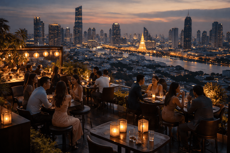 Bangkok Rooftop Bars with Dressy Atmosphere and City Skylines Worth the Trip from Khao San Road