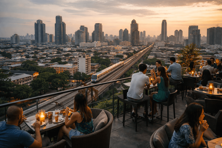 Bangkok Rooftop Bars With Easy BTS or MRT Access from Khao San Road