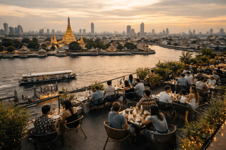 Bangkok Rooftop Bars with Easy Ferry Access Worth the Trip from Khao San Road