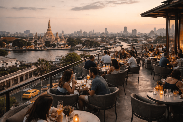 Bangkok Rooftop Bars with Easy Taxi Access from Khao San Road