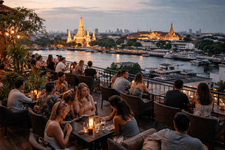 Bangkok Rooftop Bars with Free Entry or No Minimum Spend Near Khao San Road