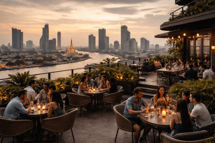 Bangkok Rooftop Bars with Outdoor Terraces and Open-Air Seating Worth the Trip from Khao San Road