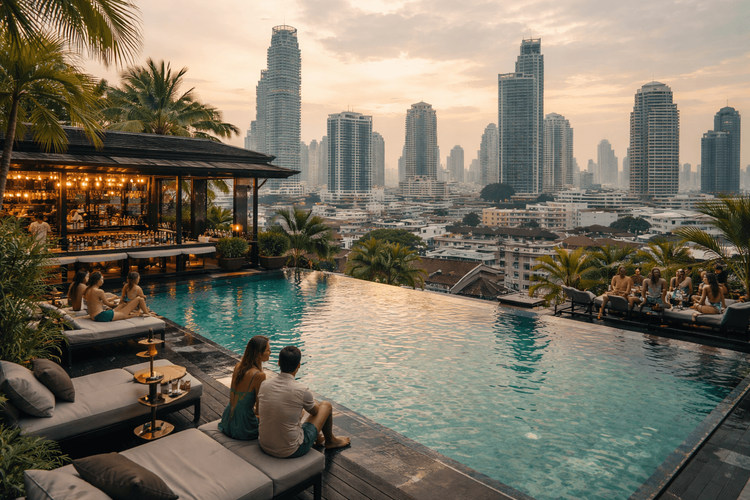 Bangkok Rooftop Bars with Pool Views Worth the Trip from Khao San Road