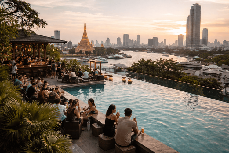 Bangkok Rooftop Bars with Poolside Views Worth the Trip from Khao San Road