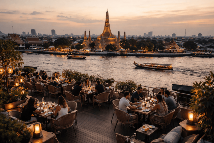 Bangkok Rooftop Bars with Riverfront Dining Worth the Ride from Khao San Road