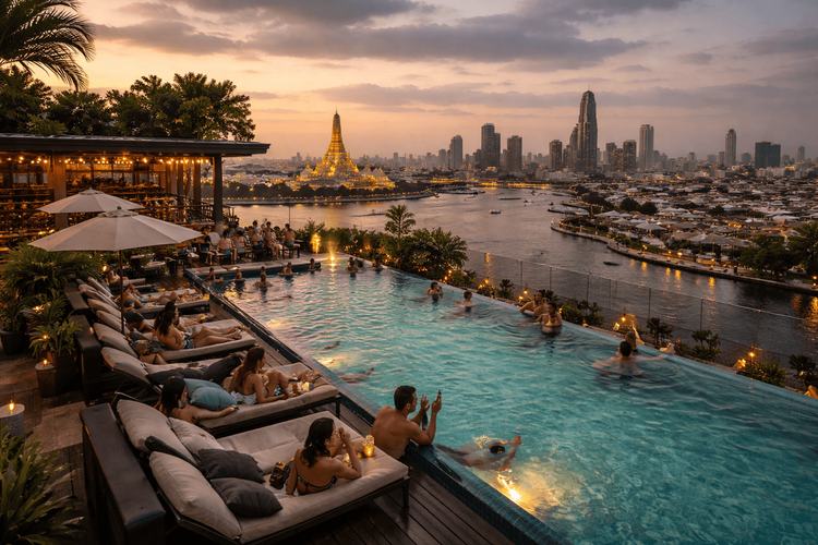 Bangkok Rooftop Bars with Rooftop Pools and Sky Lounges Worth the Ride from Khao San Road