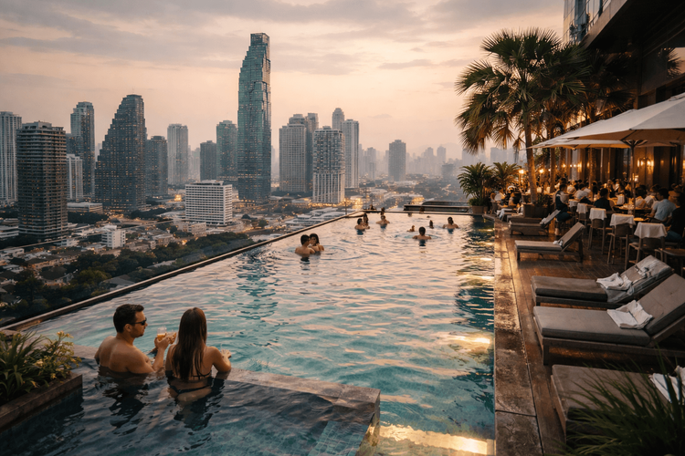 Bangkok Rooftop Bars with Sky-High Pools Worth the Trip from Khao San Road