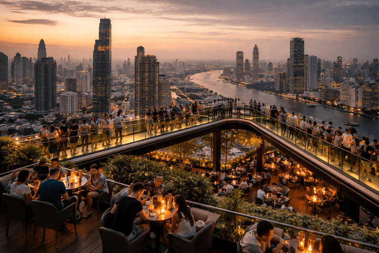 Bangkok Rooftop Bars with Skybridges and Panoramic 360-Degree Views Worth the Trip from Khao San Road