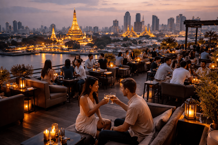 Bangkok Rooftop Bars with Smart Casual Dress Codes and Easy Booking from Khao San Road