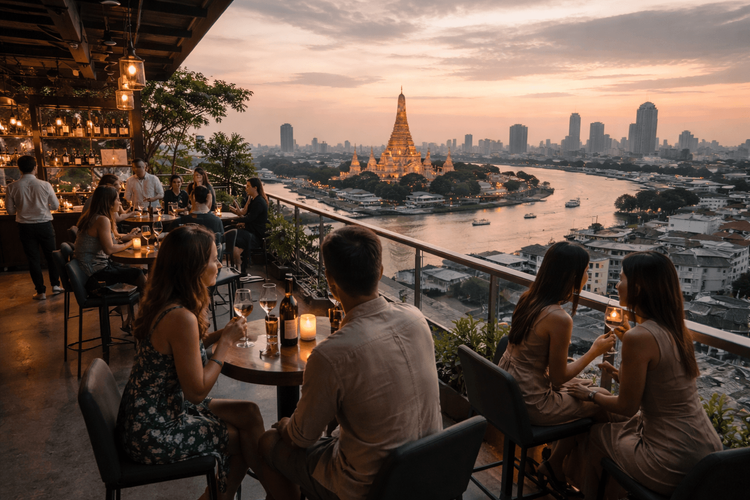 Bangkok Rooftop Bars with Strong Wine Lists Worth the Trip from Khao San Road