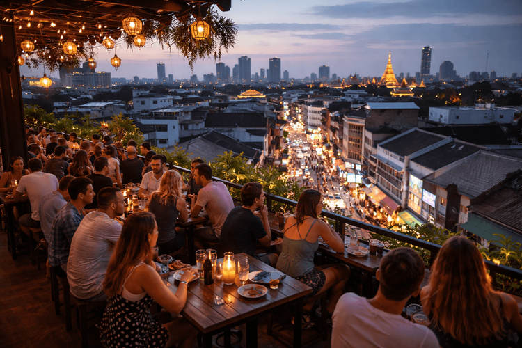 Bangkok Rooftop Bars with the Best After-7pm Atmosphere from Khao San Road