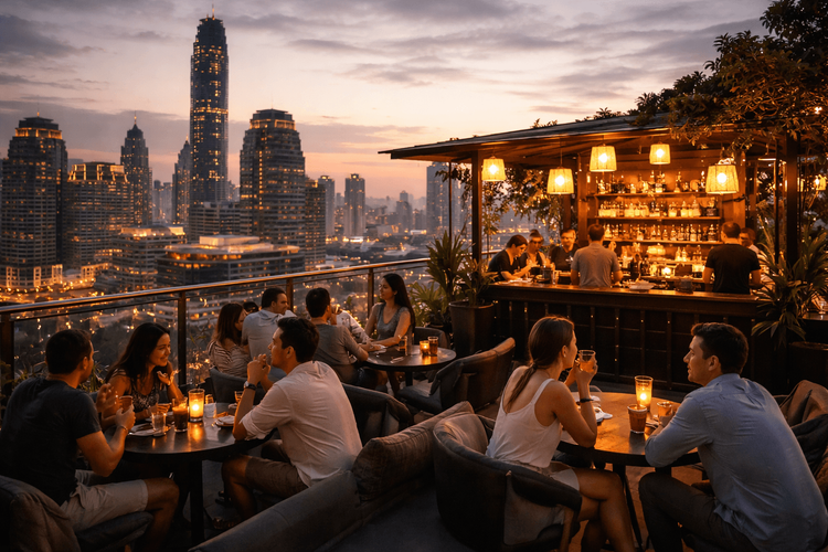 Bangkok Rooftop Bars with the Best After-Work Happy Hour Deals Worth the Trip from Khao San Road