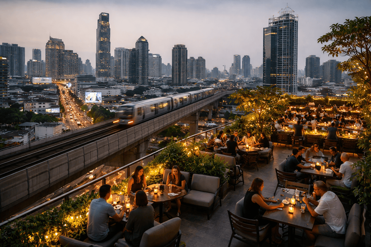Bangkok Rooftop Bars with the Best BTS or MRT Access from Khao San Road