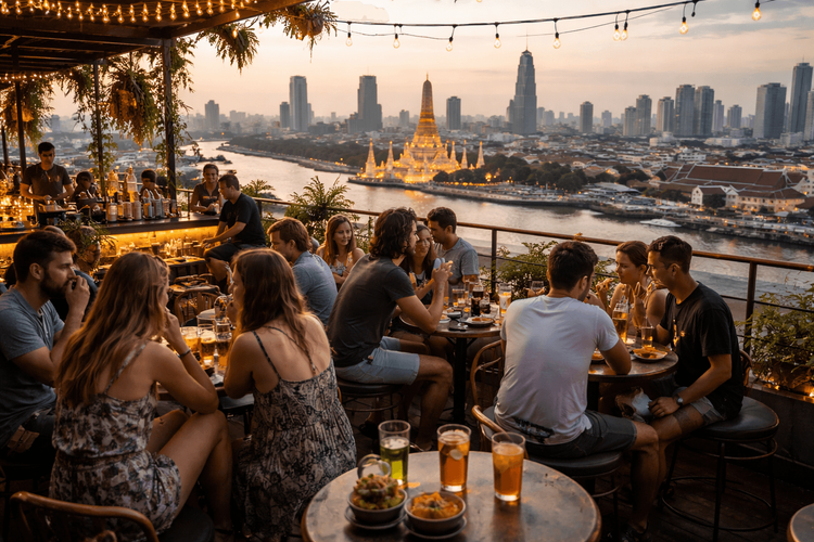 Bangkok Rooftop Bars with the Best Cheap Drink Deals Worth Leaving Khao San Road For