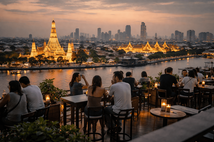 Bangkok Rooftop Bars with the Best City Landmark Sightlines Worth the Trip from Khao San Road