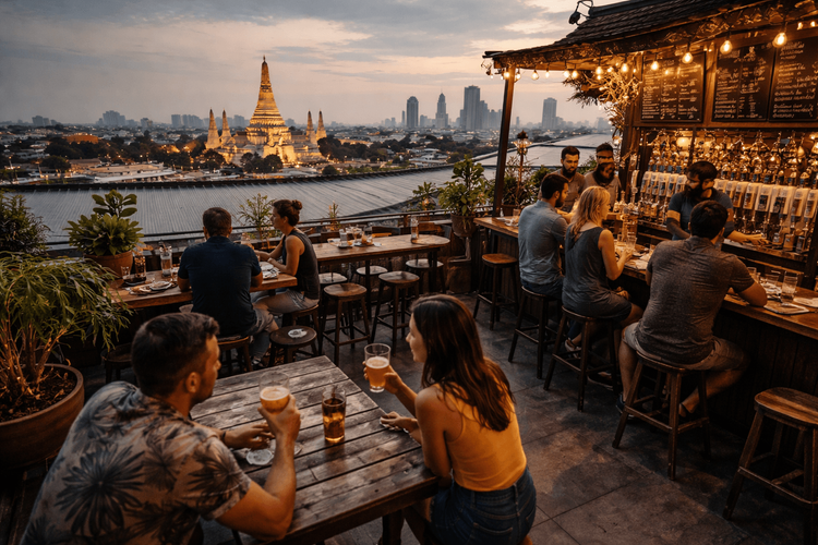 Bangkok Rooftop Bars with the Best Craft Beer Selection Worth the Trip from Khao San Road