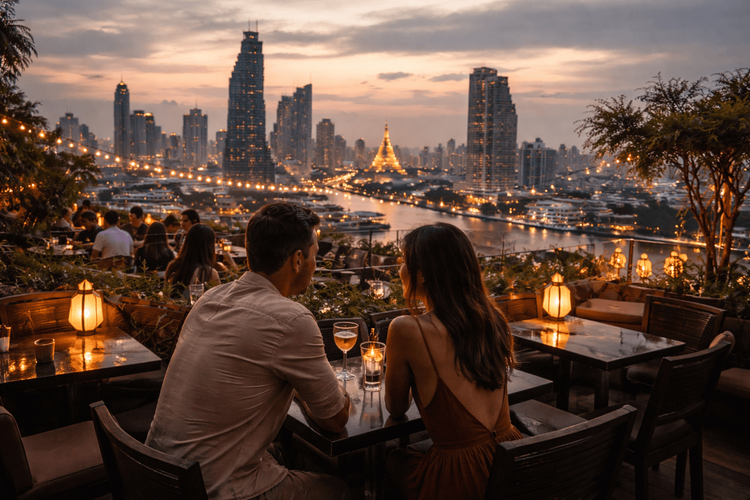 Bangkok Rooftop Bars with the Best Date Night Atmosphere Worth the Trip from Khao San Road