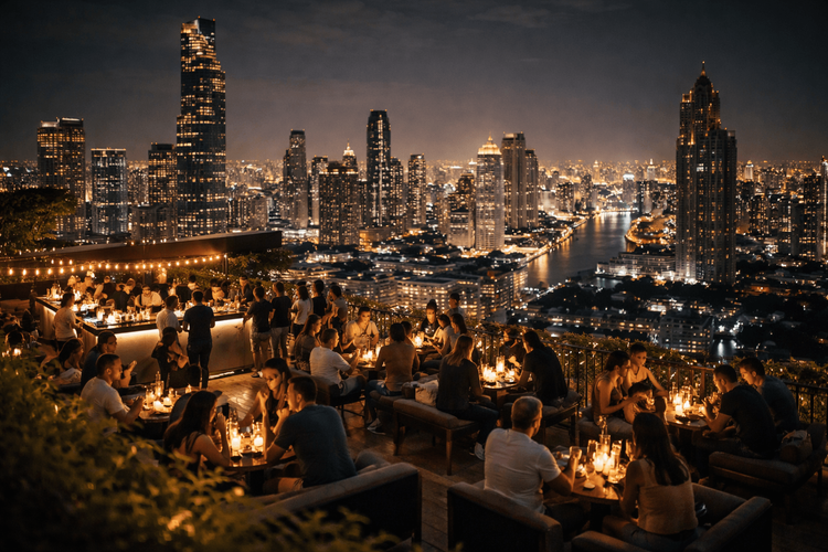 Bangkok Rooftop Bars with the Best Late-Night Hours Worth the Trip from Khao San Road