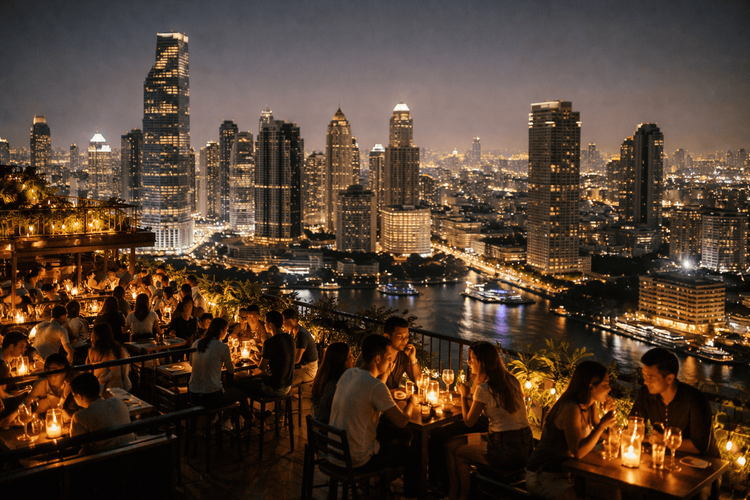 Bangkok Rooftop Bars with the Best Night-Photo Lighting and City Glow Worth the Trip from Khao San Road
