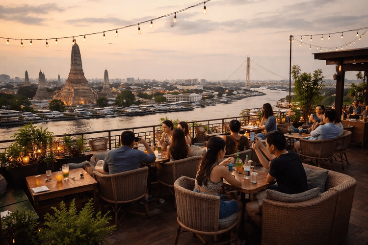 Bangkok Rooftop Bars with the Best Photo Spots Near Khao San Road