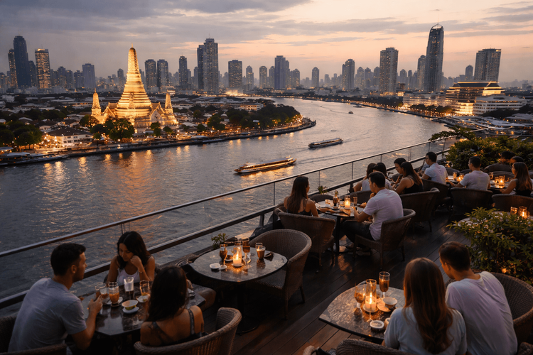 Bangkok Rooftop Bars with the Best River-and-City Dual Views Worth the Trip from Khao San Road