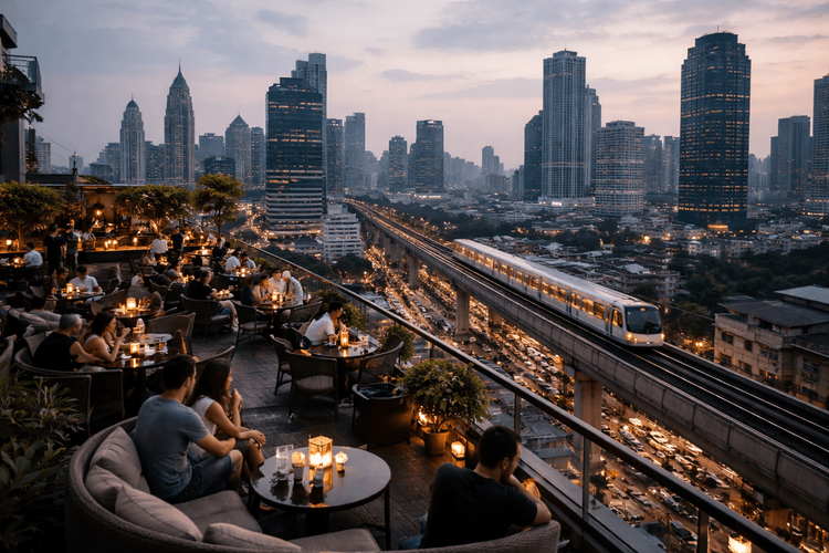 Bangkok Rooftop Bars with the Best Skytrain Access for an Easy Night Out from Khao San Road
