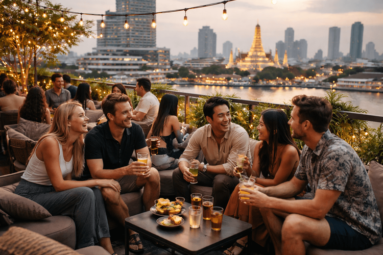 Bangkok Rooftop Bars with the Best Small-Group Hangout Spots Worth the Trip from Khao San Road