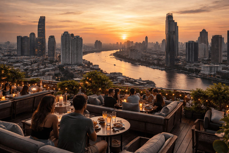 Bangkok Rooftop Bars with the Best Sunset Seats Worth the Trip from Khao San Road