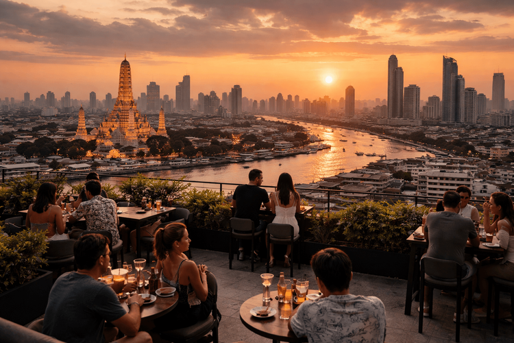 Bangkok Rooftop Bars with the Best Sunset Skyline Views Worth the Trip from Khao San Road