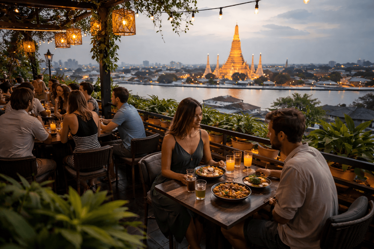 Bangkok Rooftop Bars with the Best Vegetarian and Vegan Menus Worth the Trip from Khao San Road