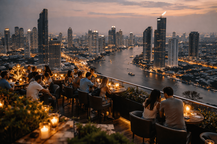Bangkok Rooftop Bars with the Best Views for Photos and Night Shots Worth the Trip from Khao San Road