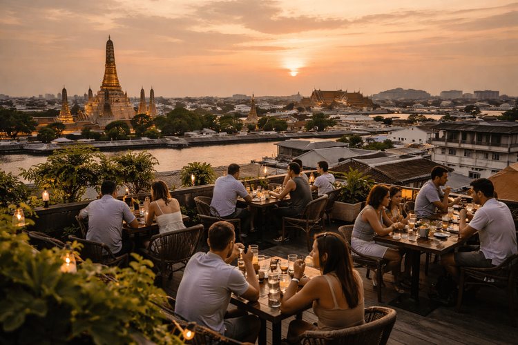 Bangkok Rooftop Bars with the Best Views of the Old City Worth the Trip from Khao San Road