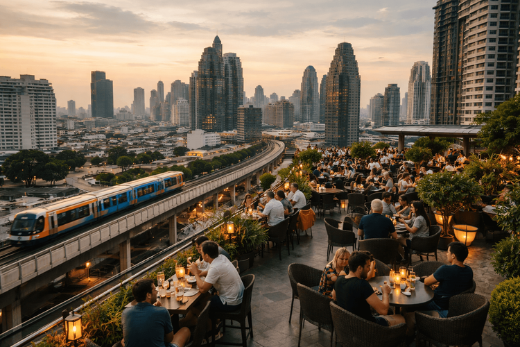 Bangkok Rooftop Bars with the Easiest Transit from Khao San Road