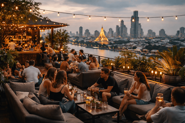 Bangkok Rooftop Bars Worth the Trip from Khao San Road for Dress Code-Free Casual Nights