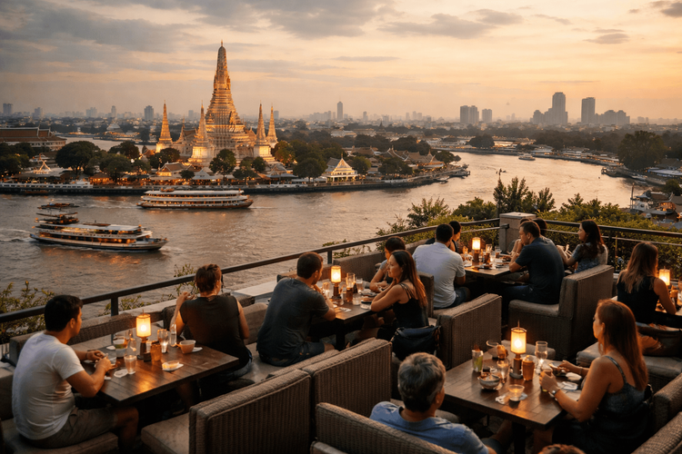 Bangkok Rooftop Bars You Can Reach from Khao San Road by Boat or Short Ferry Ride