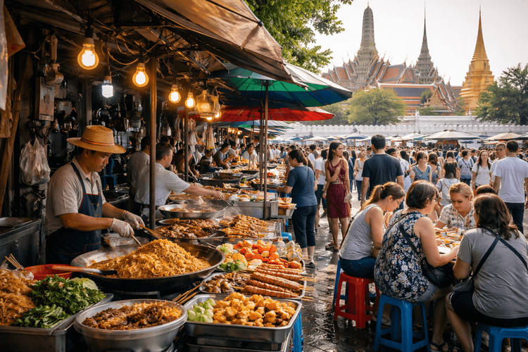 Bangkok Street Food After the Museum: Easy Lunch Stops Near the Grand Palace and Wat Pho